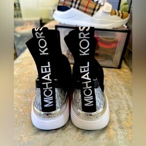 Michael Kors Women's Skyler Stretch-Knit Sock Sneaker